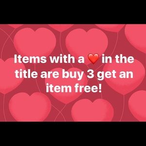 Buy 3 get 4th item free!
